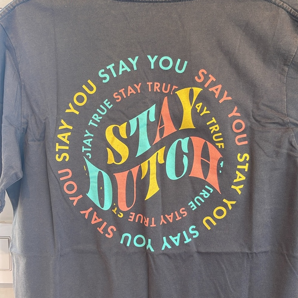 Dutch Bros Grey Stay You T Shirt